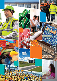 Collage of Saint-Gobain photos